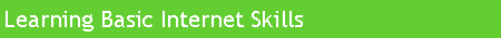 Learning Basic Internet Skills Class